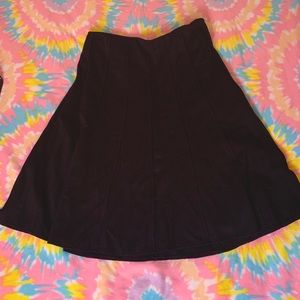 Alfani Plus Size Pleated Black Skirt